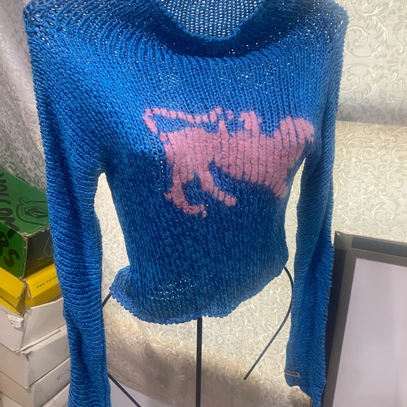 Parasuco Vintage Embroidered Sweater Blouse Sz S - Picture 4 of 12